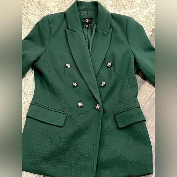 St Patrick’s Day Green Jules & Leopold Women's Double Breasted Blazer Small - Picture 2 of 4